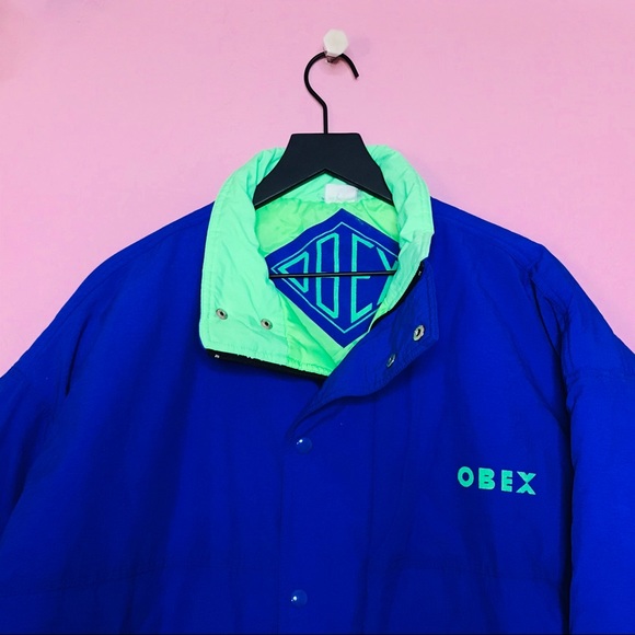 Vintage 80s Obex Neon Jacket - Picture 3 of 13